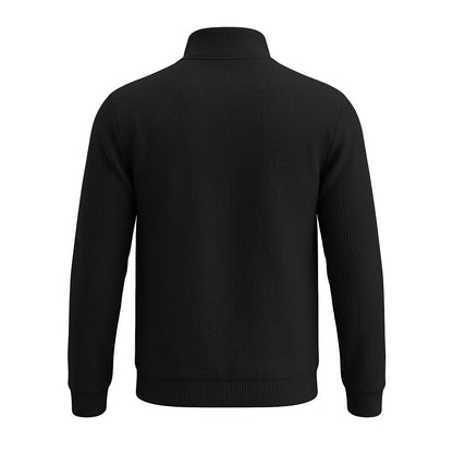 Jacquard Comfort Quarter Zip Sweatshirt