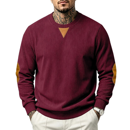 Soft Textured Corduroy Sweatshirt