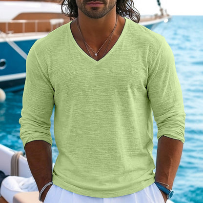 Men's Breathable Linen T-shirt