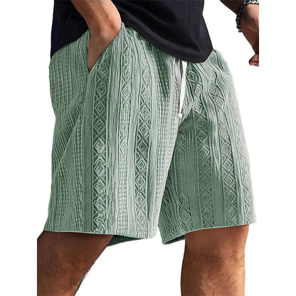 Men's Jacquard Textured Shorts