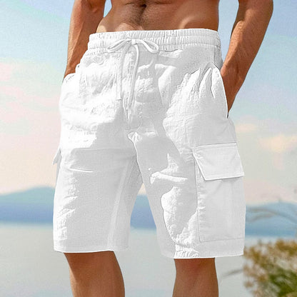 Men's Daily Wear Linen Shorts-Comfortable and Lightweight