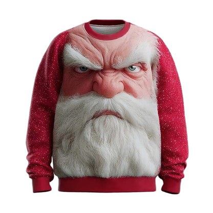 Christmas Santa Festive Funny Bold Sweatshirt