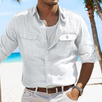 Lightweight Linen Shirt - Perfect for Beach & Vacation