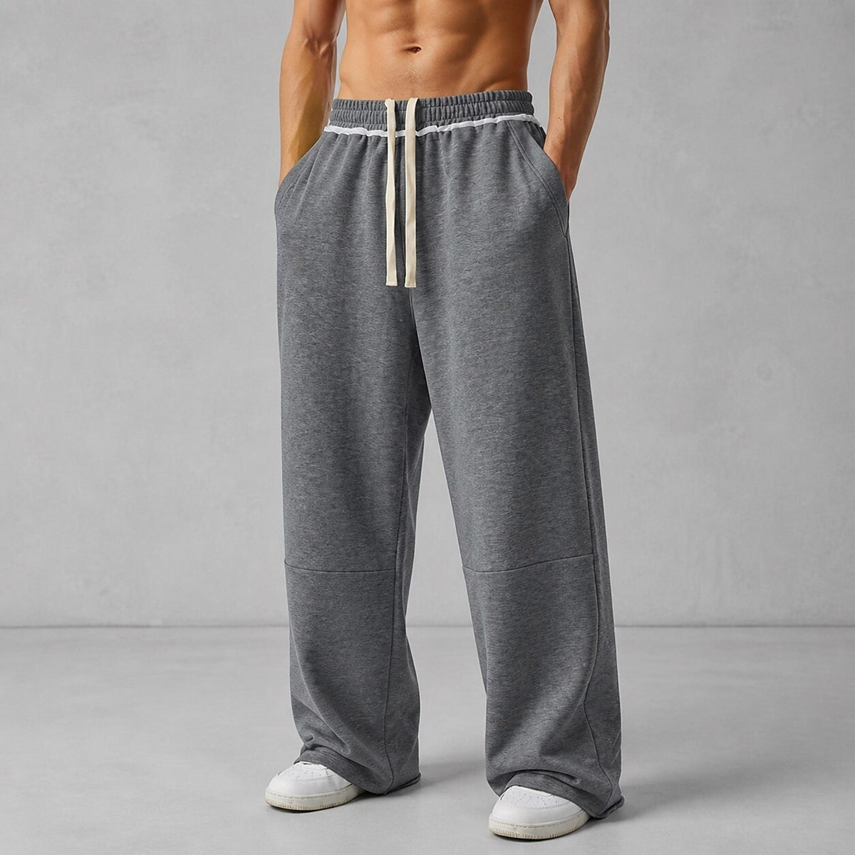 Comfort Straight Leg Drawstring Sweatpants