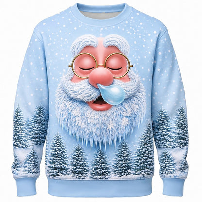 Men's Santa Claus Graphic Crewneck Sweatshirt