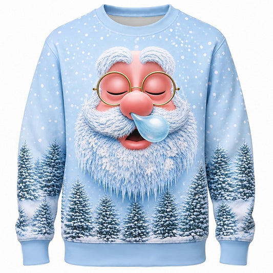 Men's Santa Claus Graphic Crewneck Sweatshirt