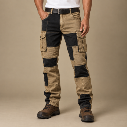 Men's Textured Tactical Cargo Comfort Pants