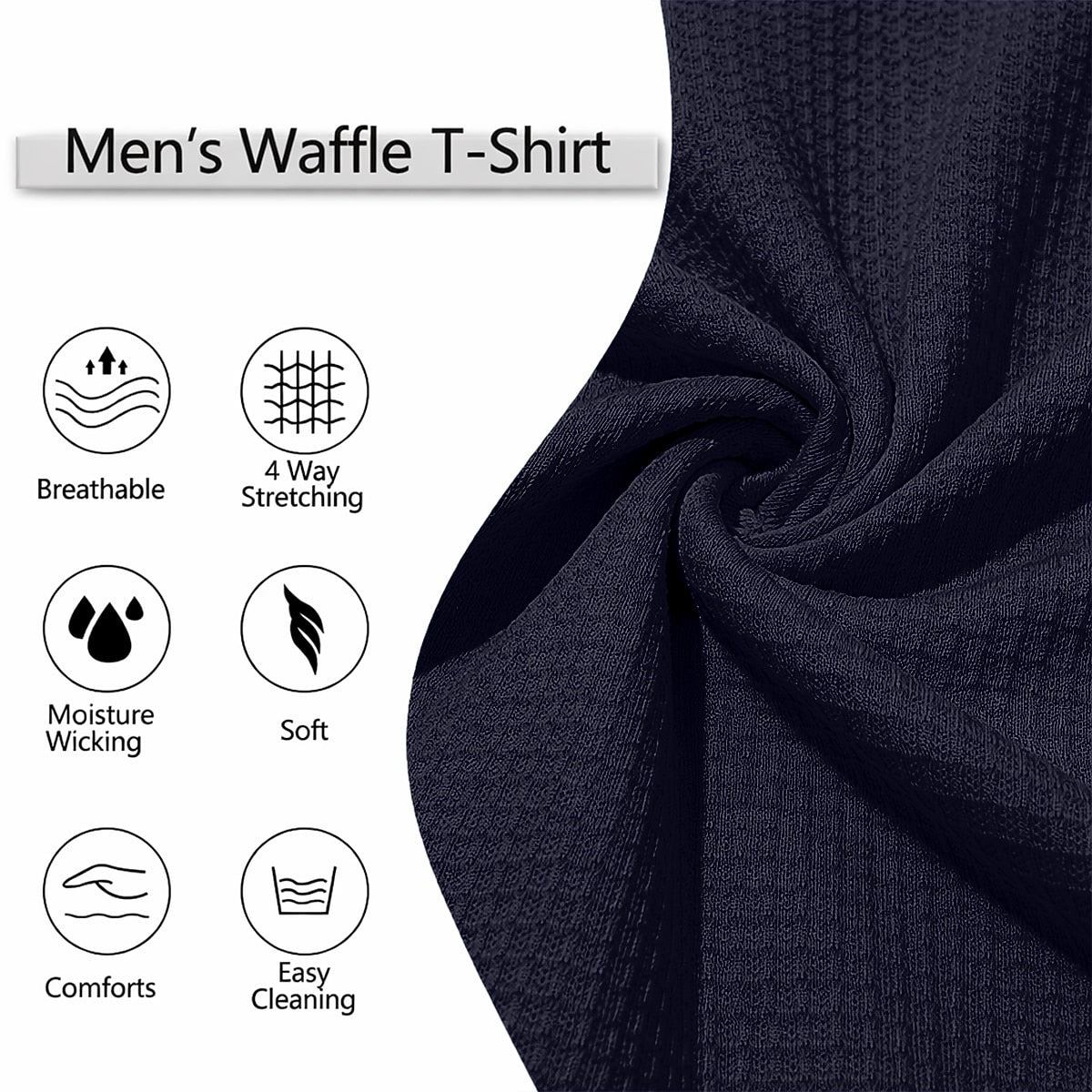 Men's Basic Waffle T-Shirt