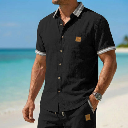 Breathable Cotton Linen Shirt