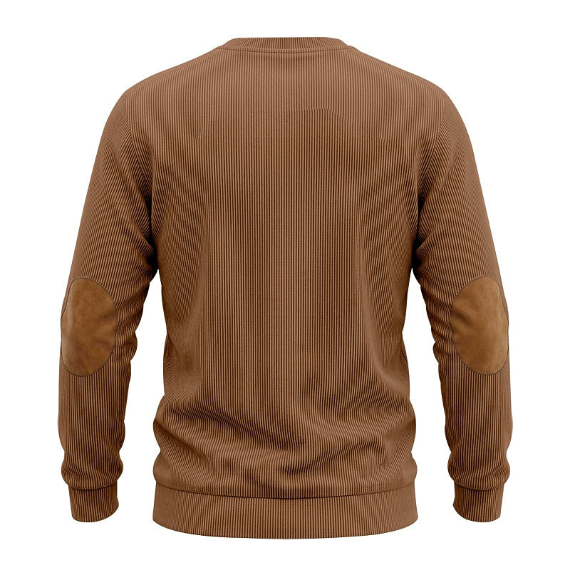 Soft Textured Corduroy Sweatshirt