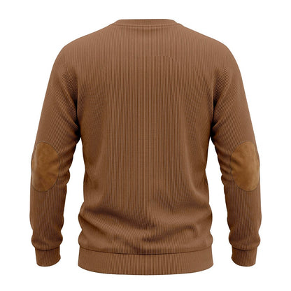 Soft Textured Corduroy Sweatshirt