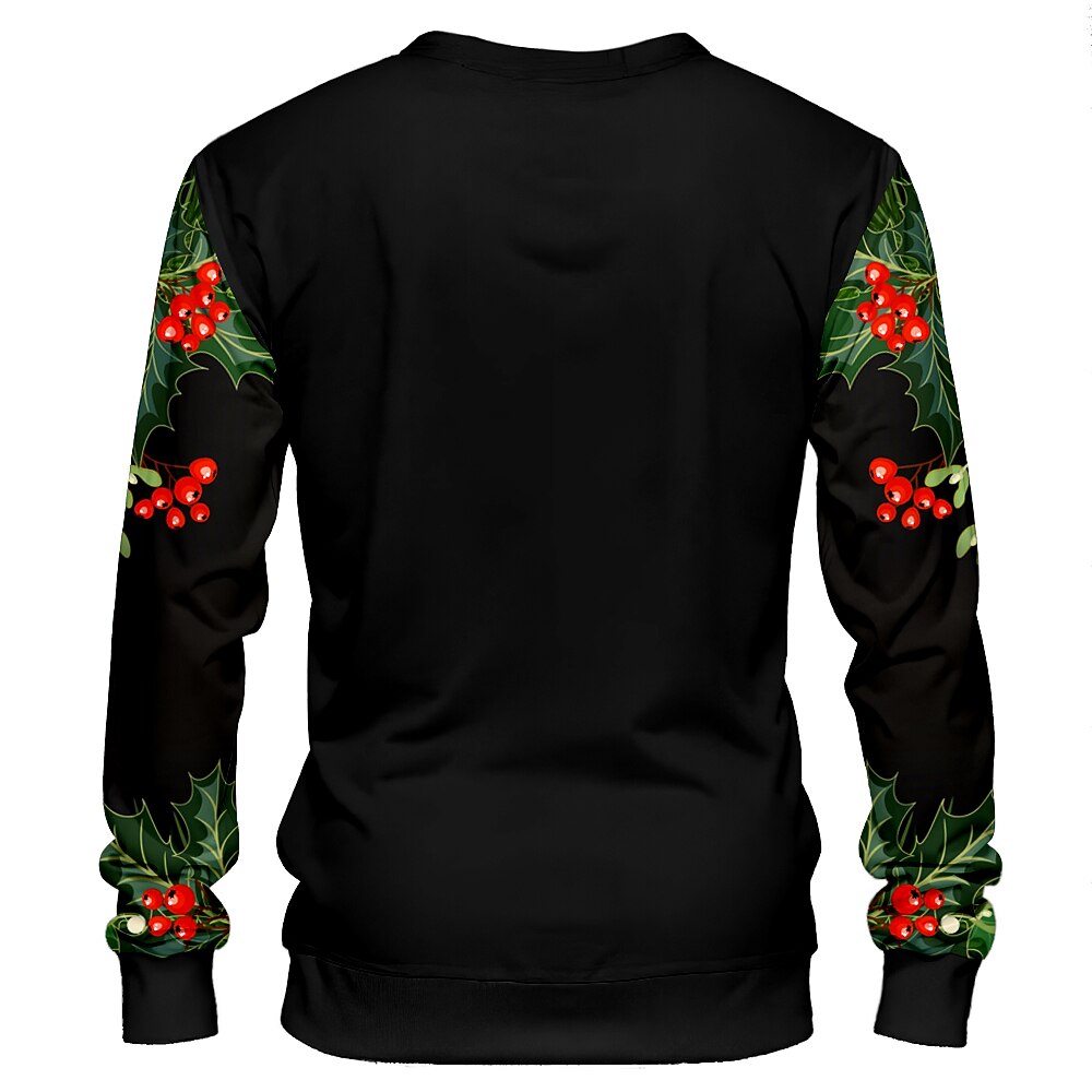 Christmas Bowknot Ribbon Graphic Sweatshirt