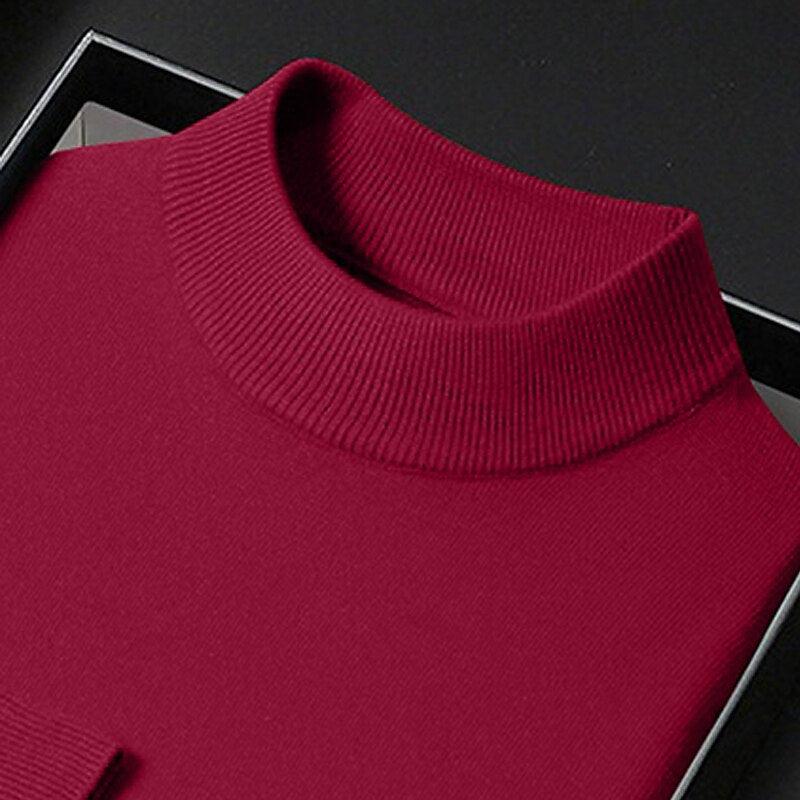 Classic Mock Neck Knit Sweater - Timeless Style & Everyday Comfort