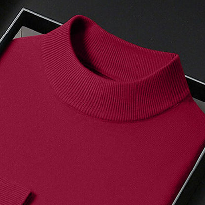 Classic Mock Neck Knit Sweater - Timeless Style & Everyday Comfort