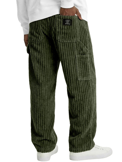 Men's Corduroy Trousers with Pockets