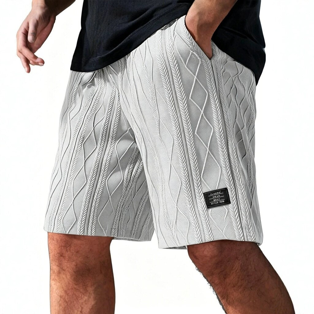 Men's Textured Jacquard Shorts