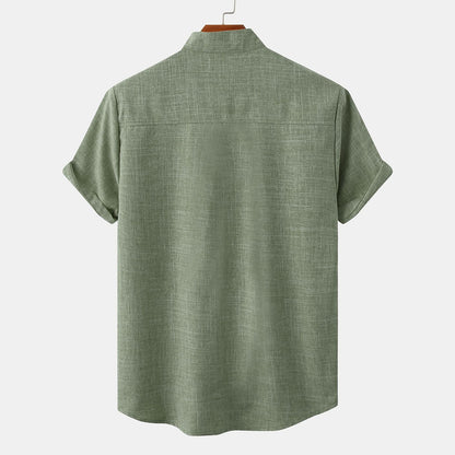 2 PCS Classic Linen Button-Up Shirts