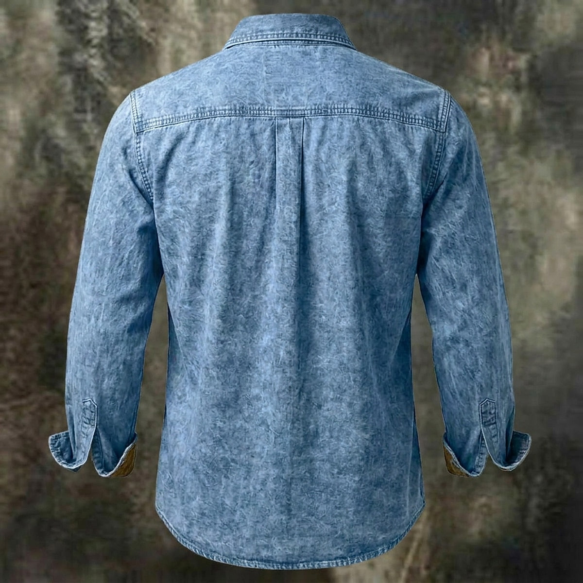 Vintage Washed Cotton Denim Shirt