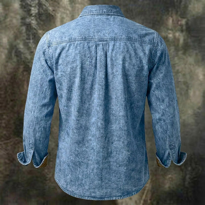 Vintage Washed Cotton Denim Shirt