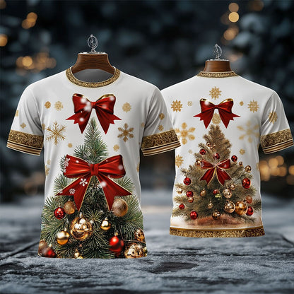 Men's Christmas Tree Snowflake Costume Tee