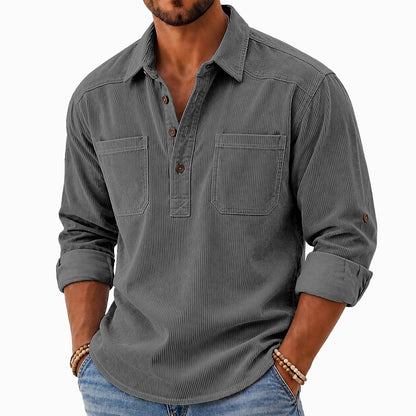 Corduroy Multi Pocket Work Shirt