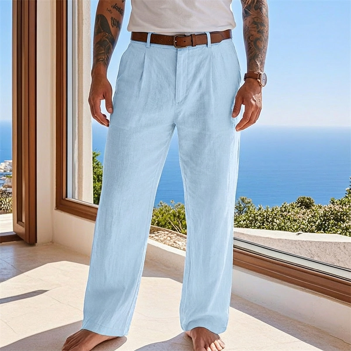 Baggy Linen Pants - Comfortable, Classic Style for Summer