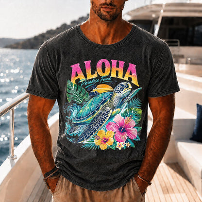 Vintage Washed Cotton Tortoise Tee