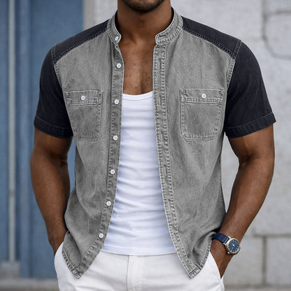 100% Cotton Henley Shirt