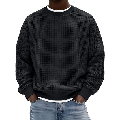 Men's Waffle Crewneck Sweatshirt
