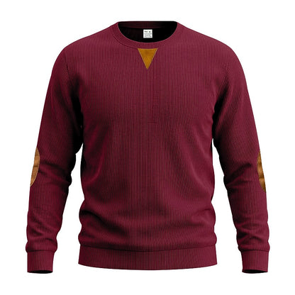 Soft Textured Corduroy Sweatshirt