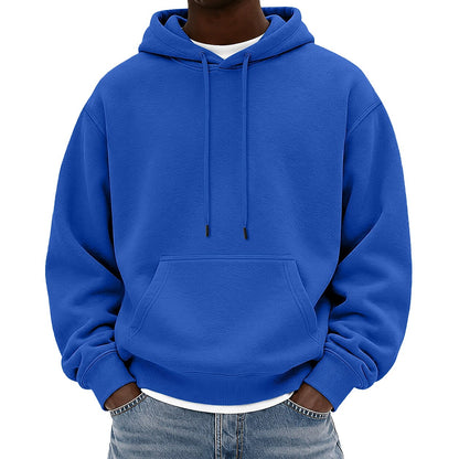Comfort Pocketed Cotton Hoodie