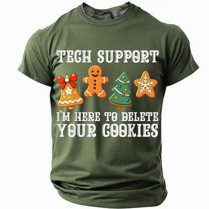 Christmas Santa Gingerbread 3D Graphic Tee
