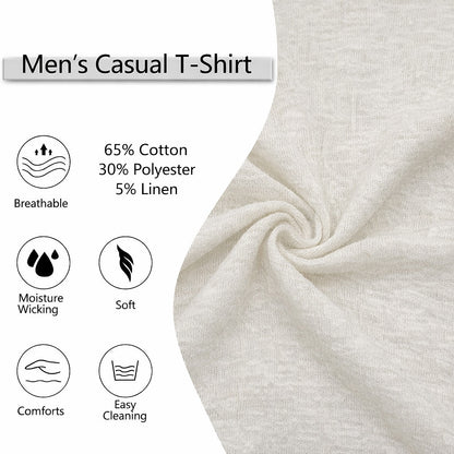Men's Breathable Linen T-shirt