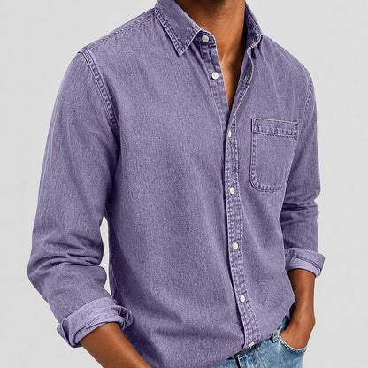 SoftFade Washed Denim Pocket Shirt