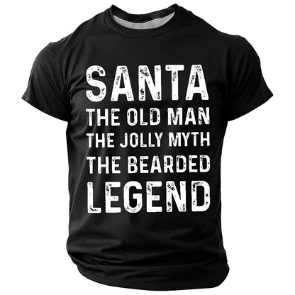Christmas Santa Claus Outdoor Graphic Tee
