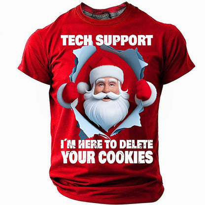 Christmas Cookie Deletion Tech Support Tee