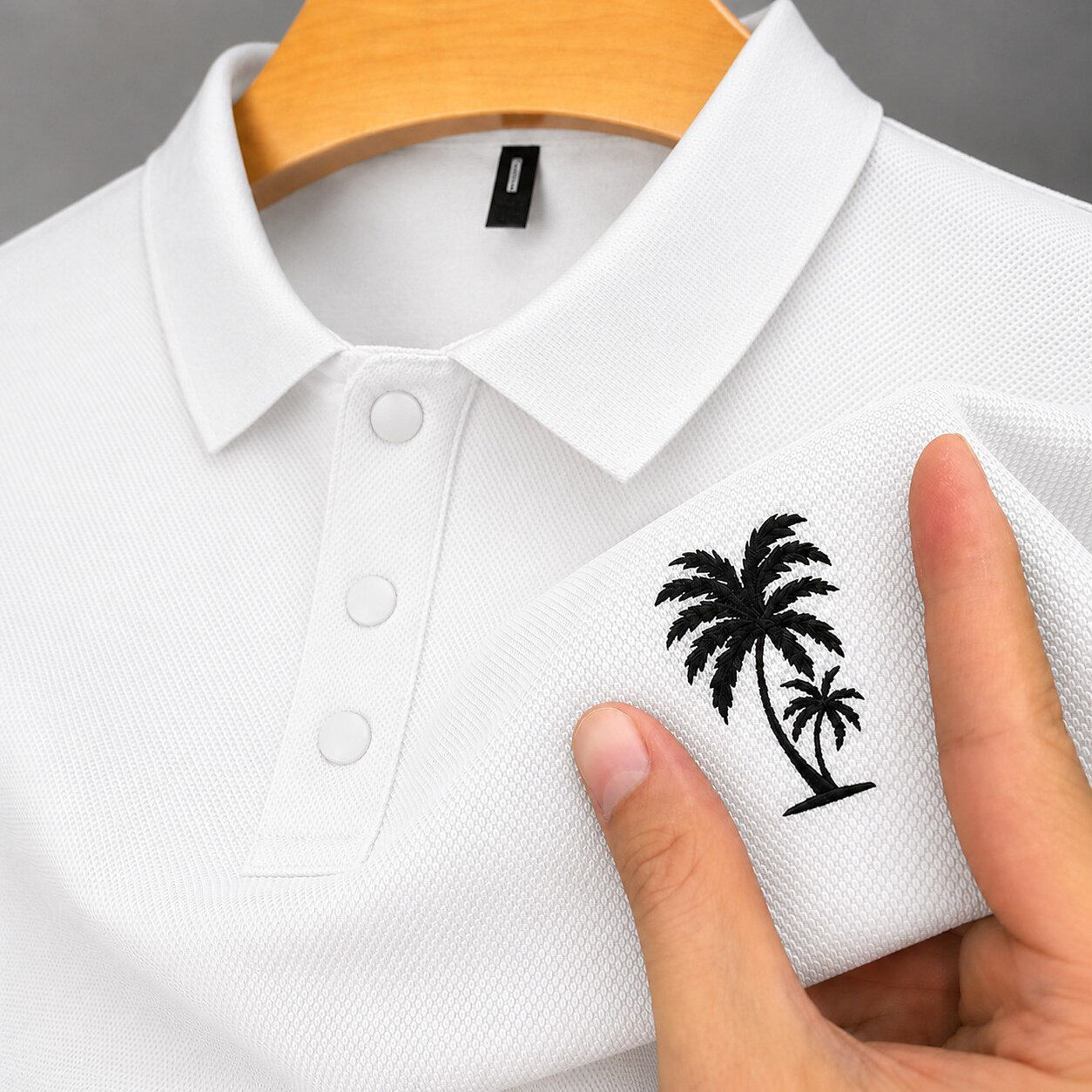 100% Cotton Pique Knit Polo Shirt