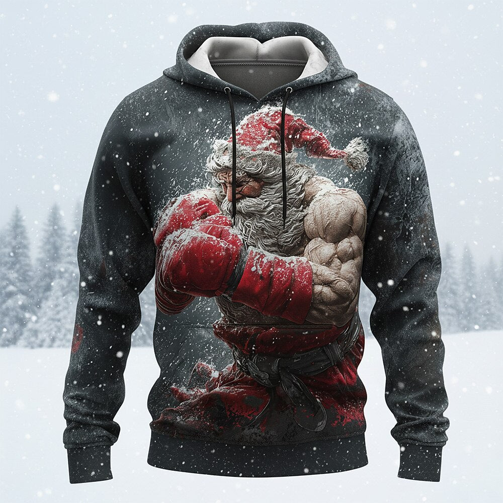 Christmas Muscle Festive Seasonal Hoodie