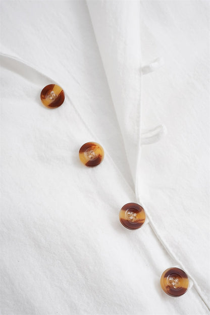 Men's Casual Linen Shirt - Short Sleeve Summer Essential
