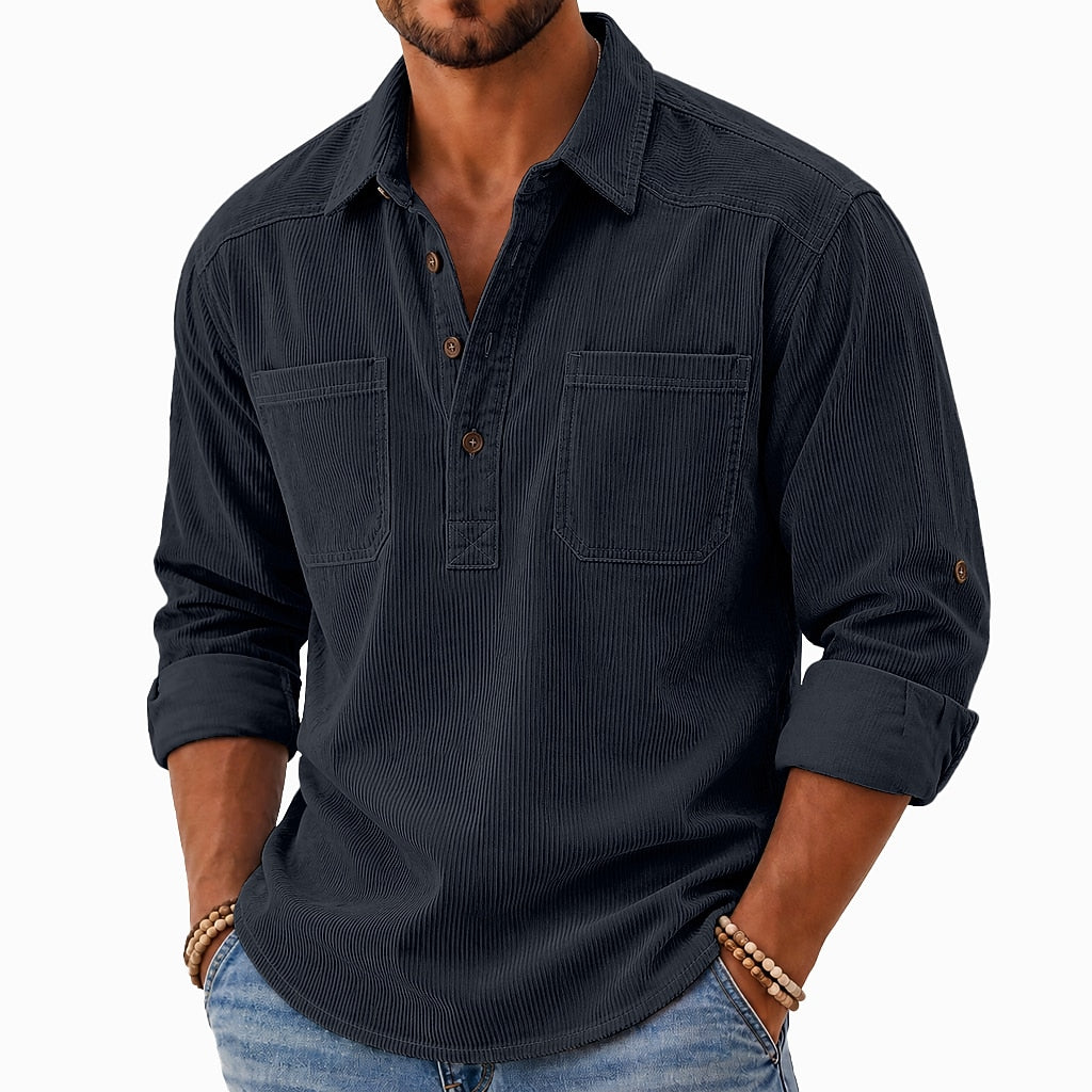 Corduroy Multi Pocket Work Shirt