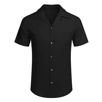 Summer Linen Button-Up Shirt - Comfortable Everyday Wear
