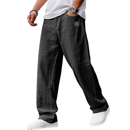 Baggy Cotton Linen Pants - Soft, Breathable, Summer Casual