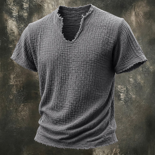 Vintage 100% Cotton Linen T-shirt
