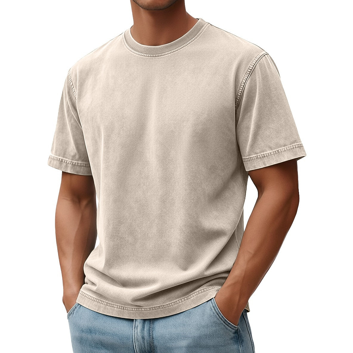 100% Cotton Vintage Washed T-Shirt