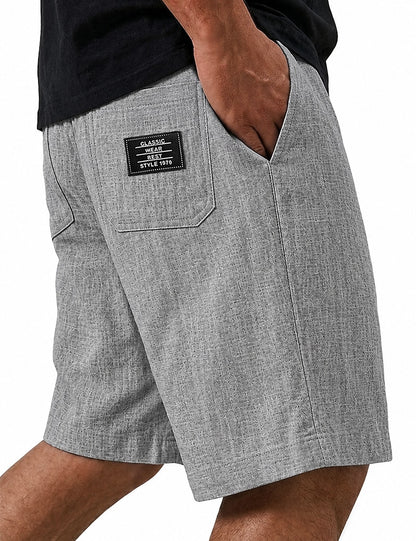 Comfort Linen Shorts With Pockets