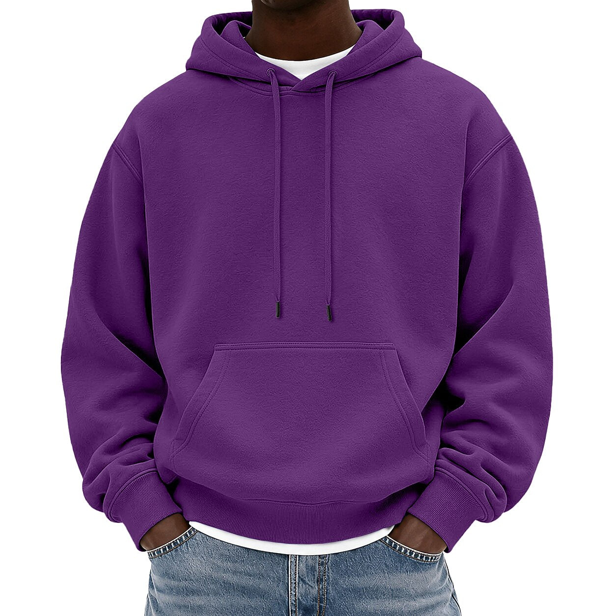 Comfort Pocketed Cotton Hoodie