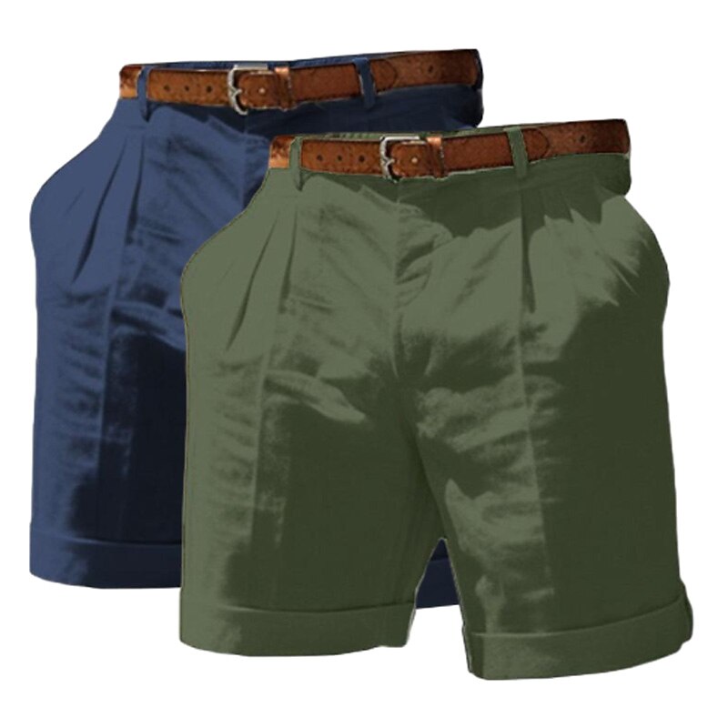 Lightweight Linen Shorts-2 Piece Set