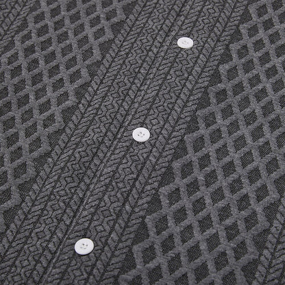 Men's Textured Jacquard Shirt