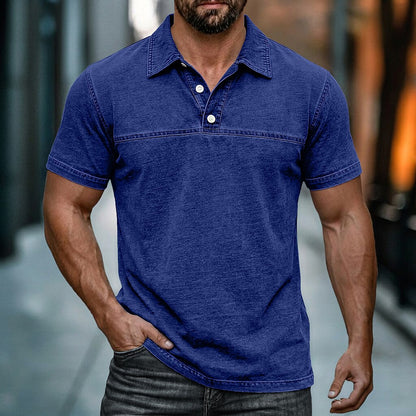 Classic Washed Cotton Polo Shirt