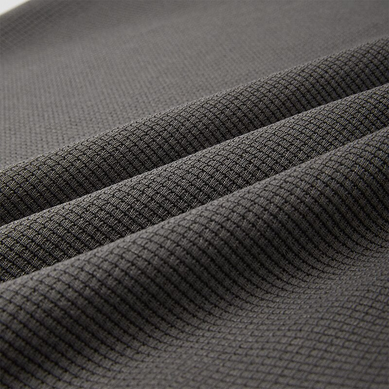 Classic Waffle Knit Quarter Zip Hoodie